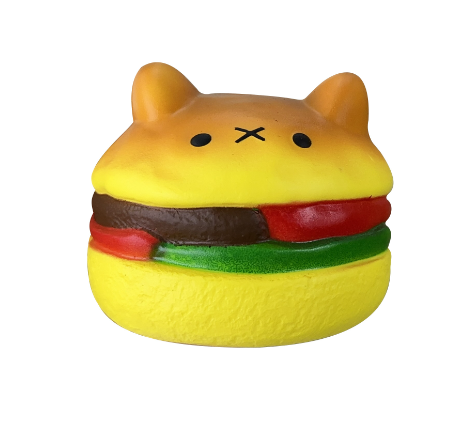 Cheeseburger Bear Squishy