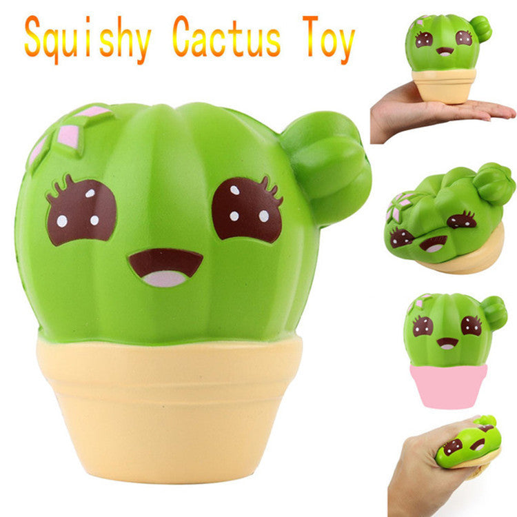 Cactus Squishy (Pink or Yellow)