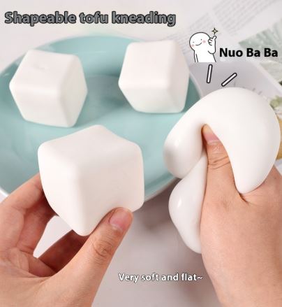 Tofu Squishy w/faces
