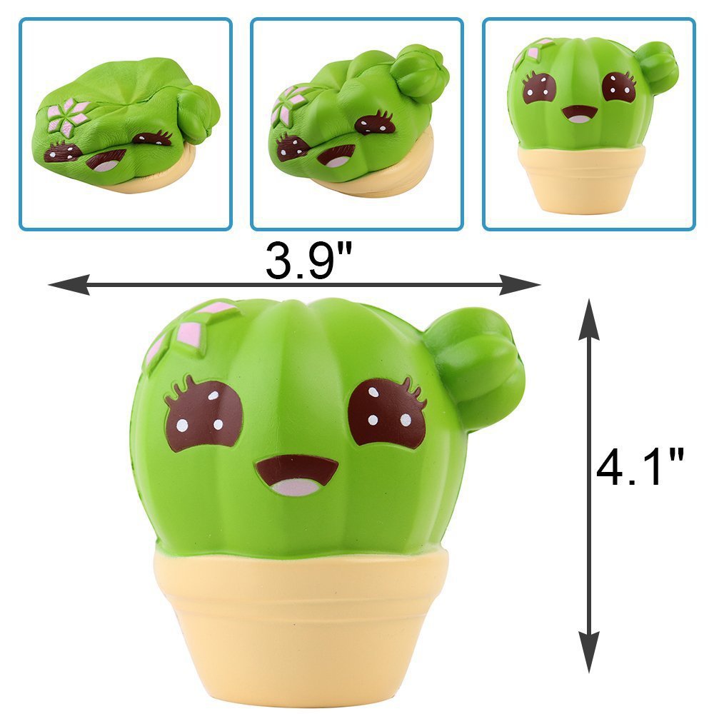Cactus Squishy (Pink or Yellow)