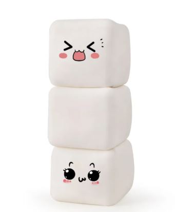 Tofu Squishy w/faces