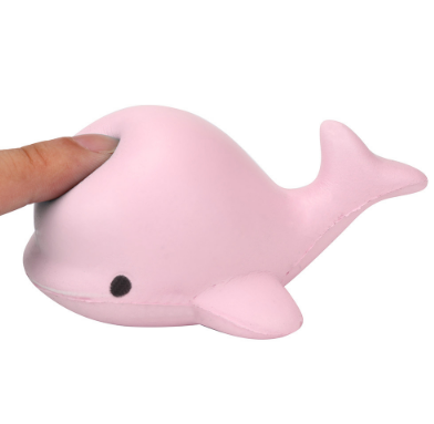 Whale Squishy (Pink or Blue)