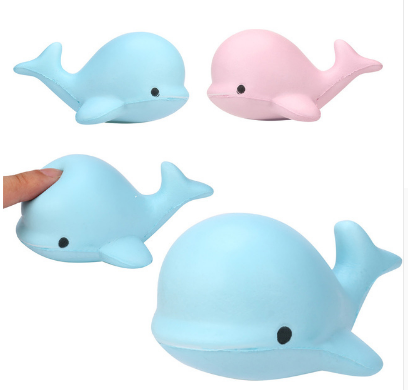 Whale Squishy (Pink or Blue)